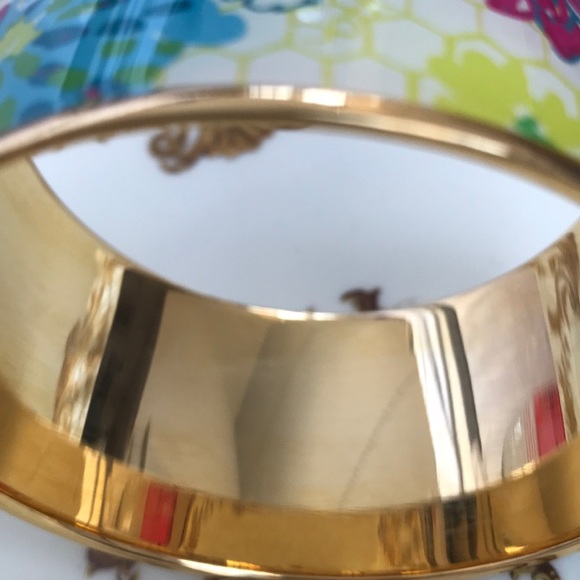 Lilly Pulitzer Wide Enameled Floral Cuff - Picture 5 of 6